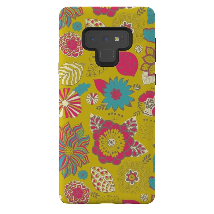Galaxy Note 9 StrongFit country flowers for summer by ArtsCase