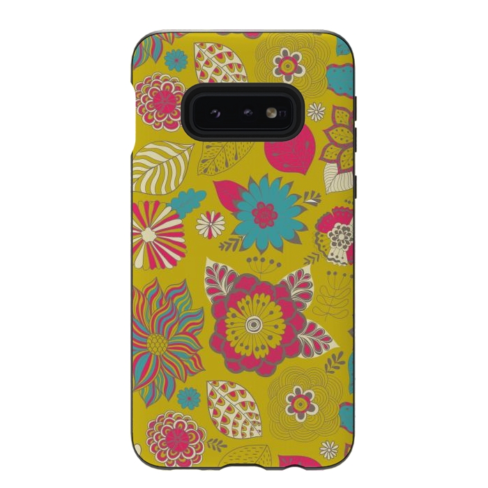 Galaxy S10e StrongFit country flowers for summer by ArtsCase
