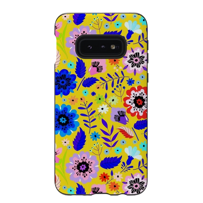 Galaxy S10e StrongFit beautiful flowers party for summer by ArtsCase