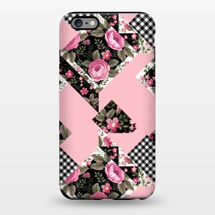 iPhone 6/6s plus StrongFit elegant roses with pink background by ArtsCase