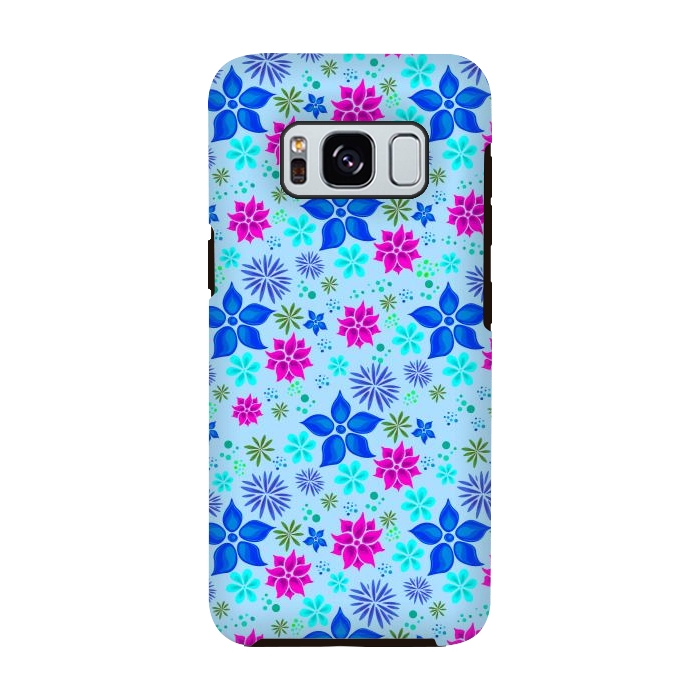Galaxy S8 StrongFit fantastic and floral colors in summer by ArtsCase