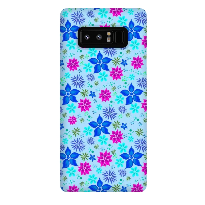 Galaxy Note 8 StrongFit fantastic and floral colors in summer by ArtsCase