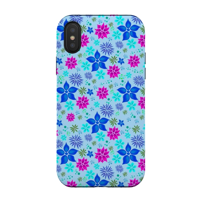 iPhone Xs / X StrongFit fantastic and floral colors in summer by ArtsCase