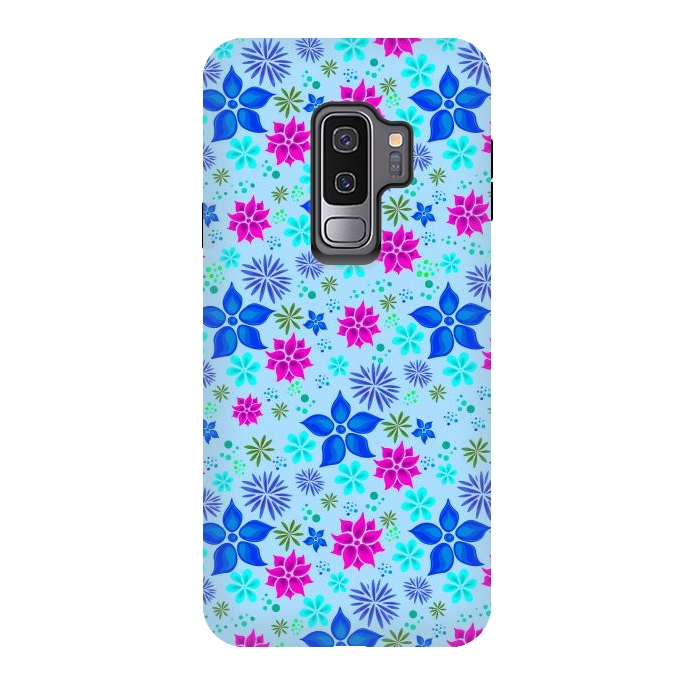 Galaxy S9 plus StrongFit fantastic and floral colors in summer by ArtsCase