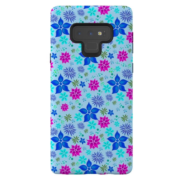 Galaxy Note 9 StrongFit fantastic and floral colors in summer by ArtsCase
