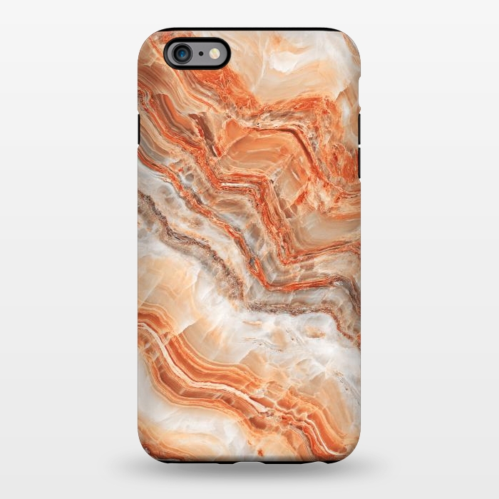 iPhone 6/6s plus StrongFit limestone in orange by ArtsCase