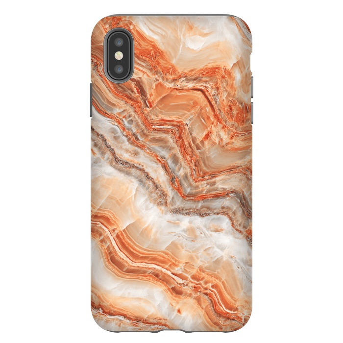 iPhone Xs Max StrongFit limestone in orange by ArtsCase
