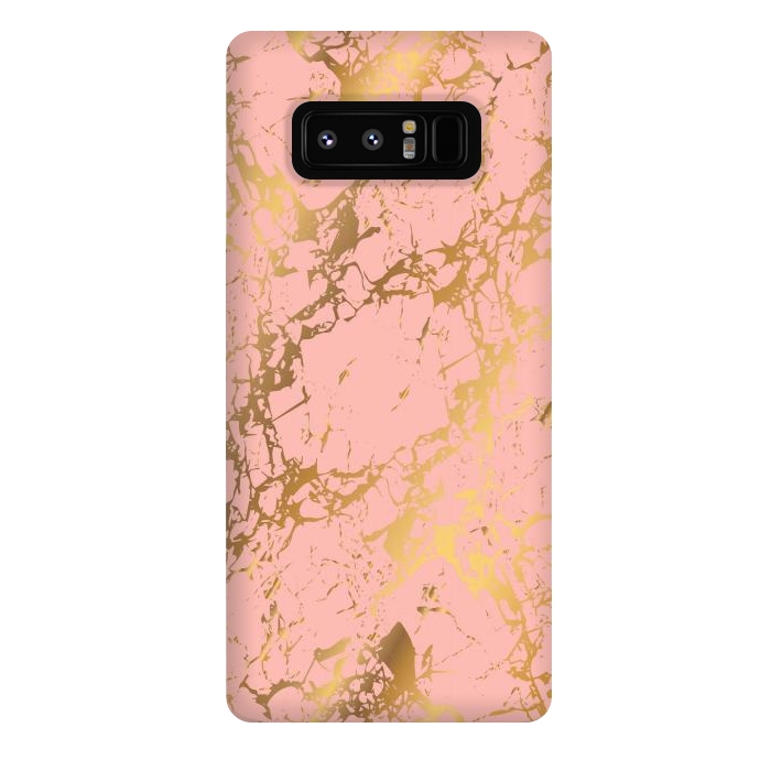 Galaxy Note 8 StrongFit Salmon with golden details by ArtsCase