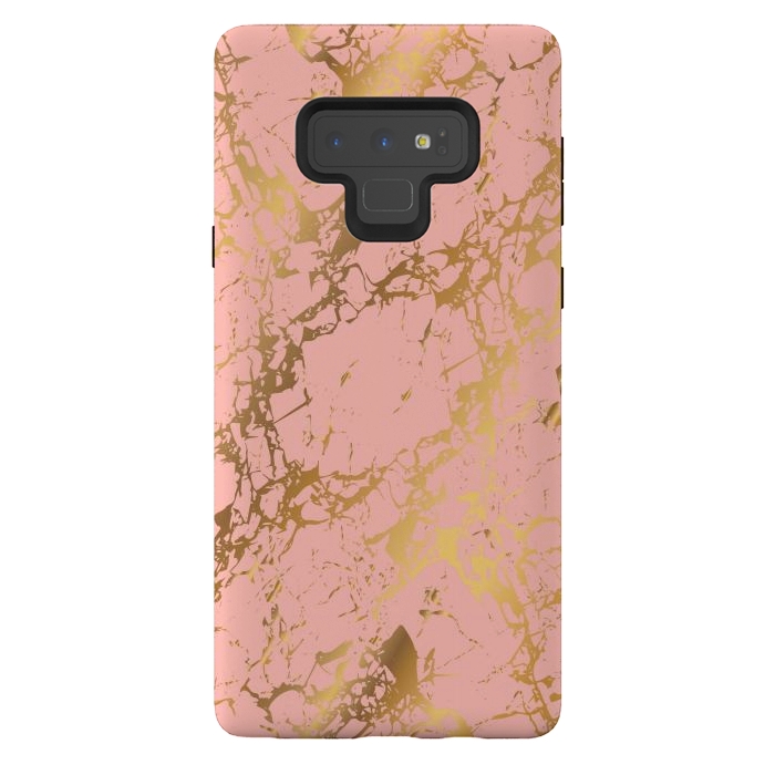Galaxy Note 9 StrongFit Salmon with golden details by ArtsCase