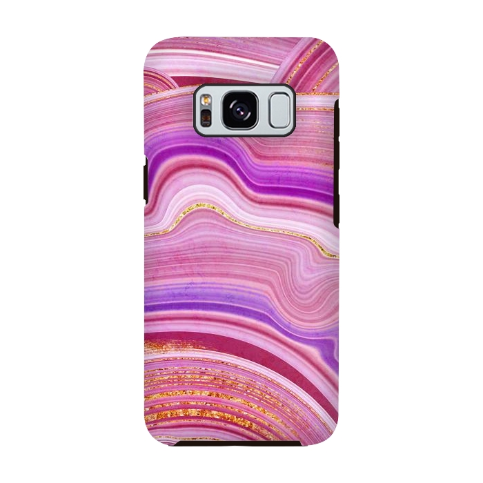 Galaxy S8 StrongFit Marble Design fake stone textures, painted artificial marbled by ArtsCase