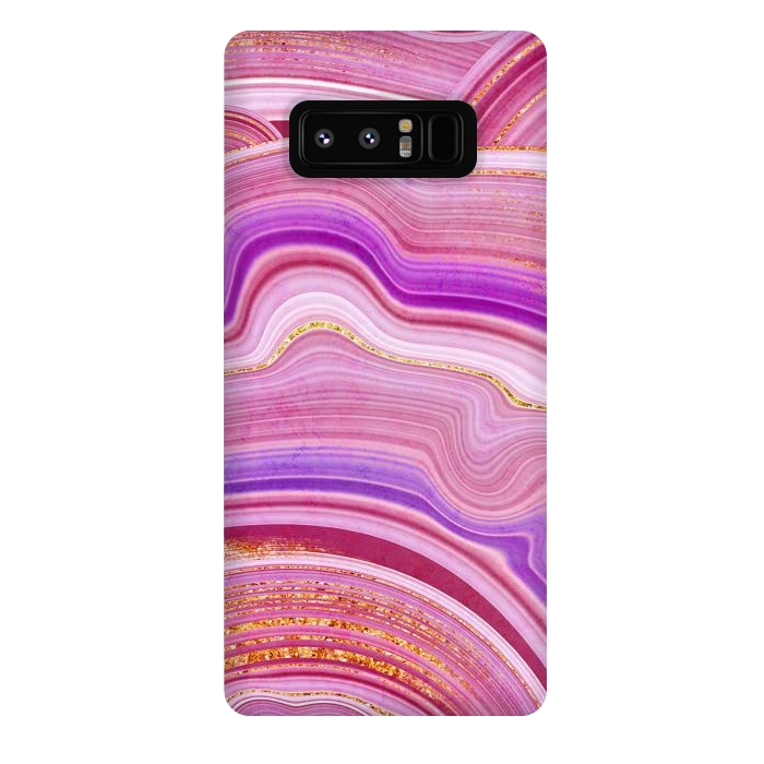 Galaxy Note 8 StrongFit Marble Design fake stone textures, painted artificial marbled by ArtsCase