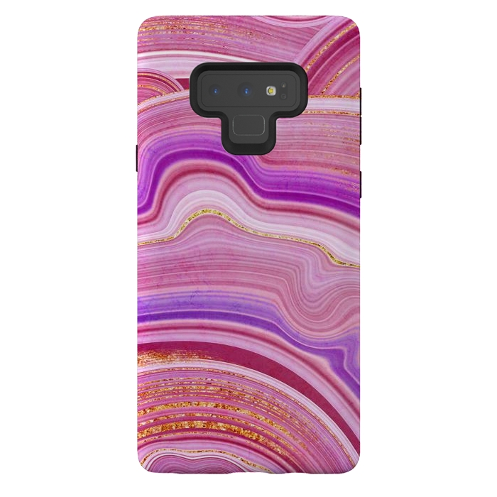 Galaxy Note 9 StrongFit Marble Design fake stone textures, painted artificial marbled by ArtsCase