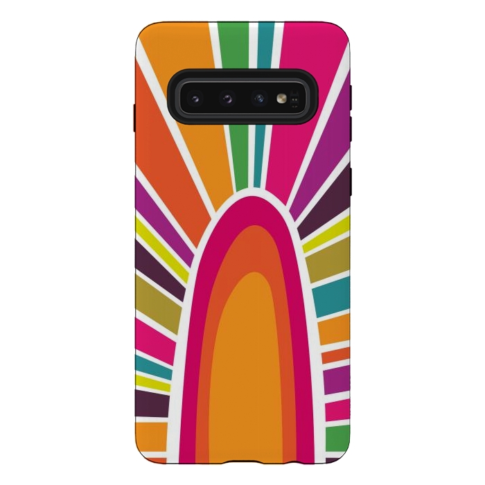 Galaxy S10 StrongFit Inner Sunshine by Majoih