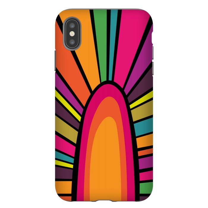 iPhone Xs Max StrongFit Inner Sunshine II by Majoih