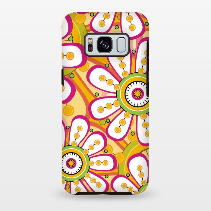 Galaxy S8 plus StrongFit Lemon Flowers by Shelly Bremmer