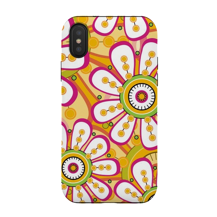iPhone Xs / X StrongFit Lemon Flowers by Shelly Bremmer