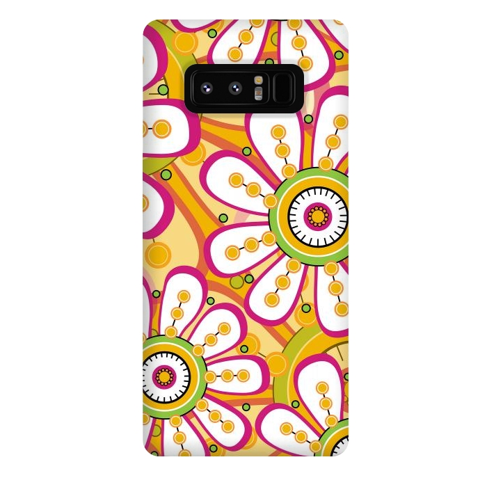 Galaxy Note 8 StrongFit Lemon Flowers by Shelly Bremmer