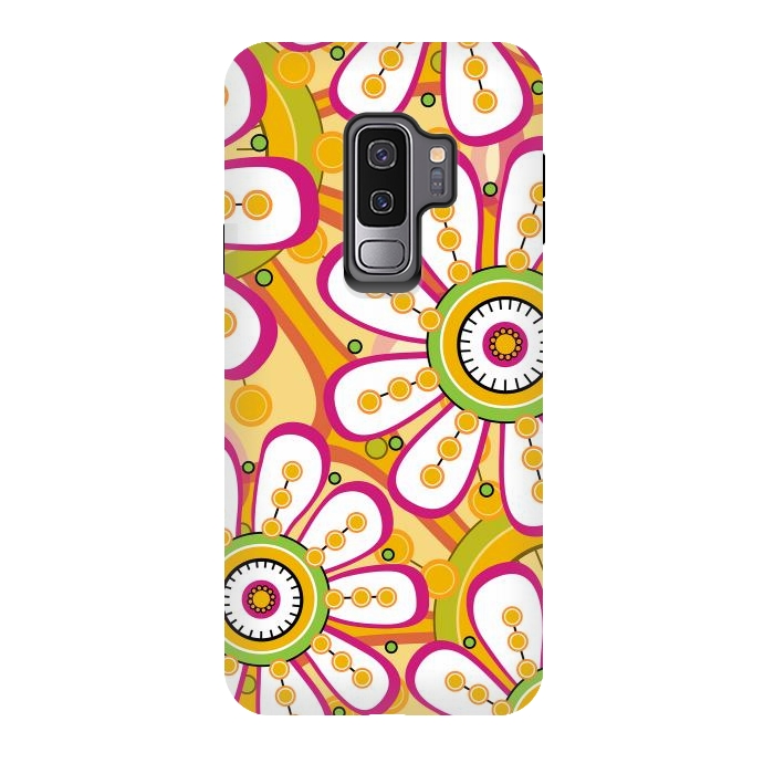 Galaxy S9 plus StrongFit Lemon Flowers by Shelly Bremmer