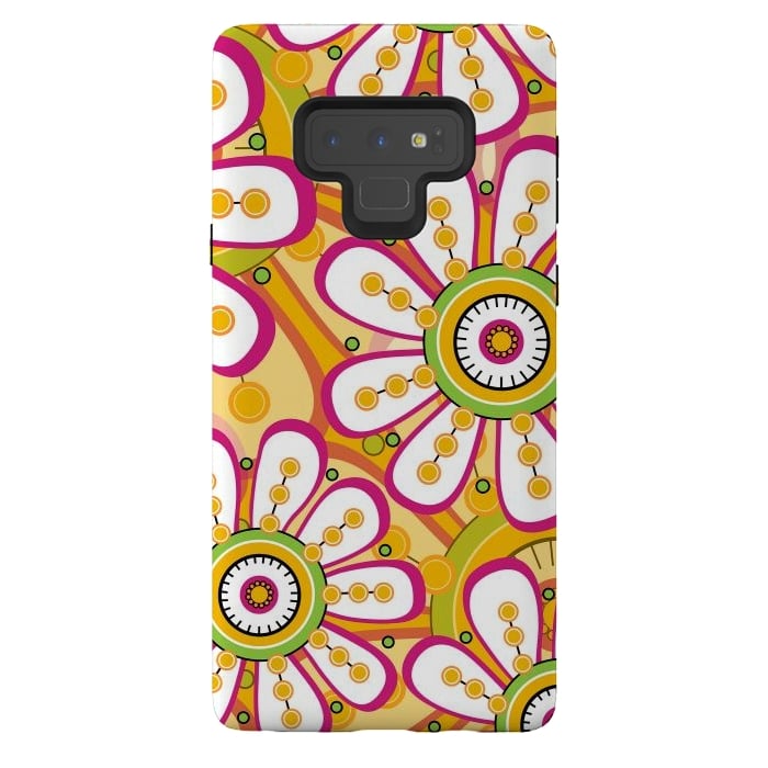 Galaxy Note 9 StrongFit Lemon Flowers by Shelly Bremmer