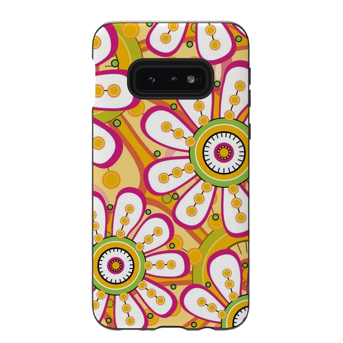 Galaxy S10e StrongFit Lemon Flowers by Shelly Bremmer