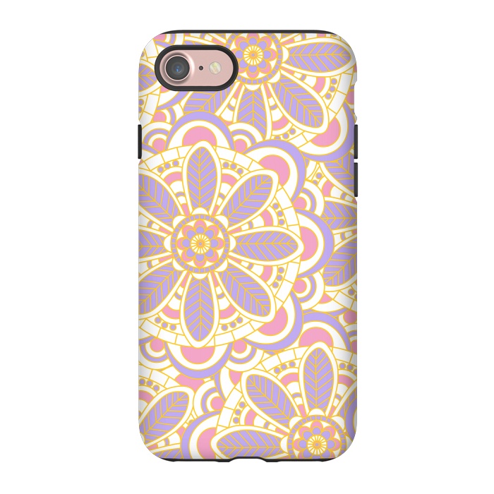 iPhone 7 StrongFit Lilac Lace by Shelly Bremmer