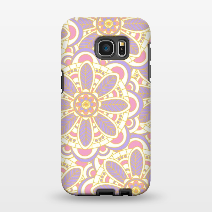Galaxy S7 EDGE StrongFit Lilac Lace by Shelly Bremmer