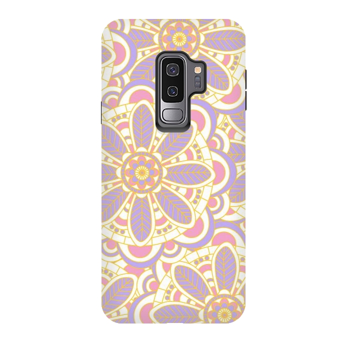 Galaxy S9 plus StrongFit Lilac Lace by Shelly Bremmer