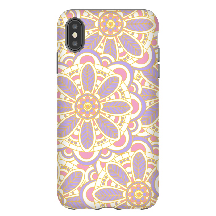iPhone Xs Max StrongFit Lilac Lace by Shelly Bremmer