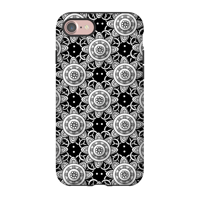 iPhone 7 StrongFit Lace Flowers by Shelly Bremmer