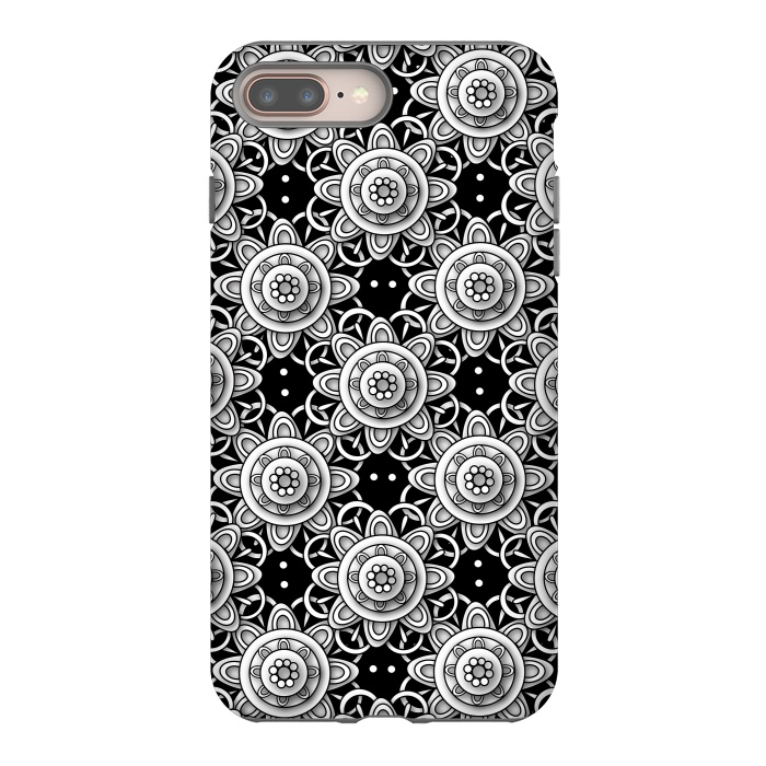 iPhone 7 plus StrongFit Lace Flowers by Shelly Bremmer