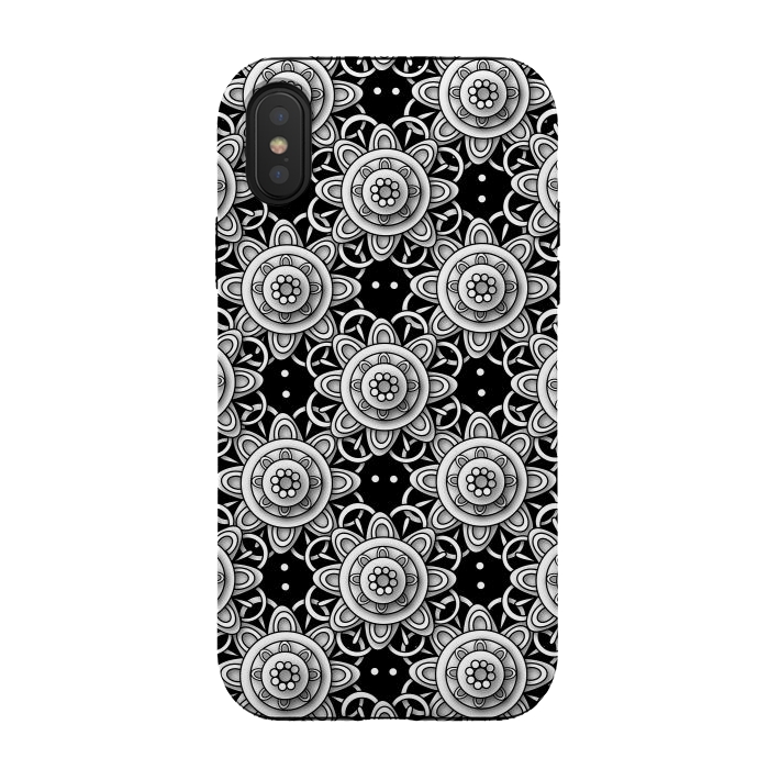 iPhone Xs / X StrongFit Lace Flowers by Shelly Bremmer