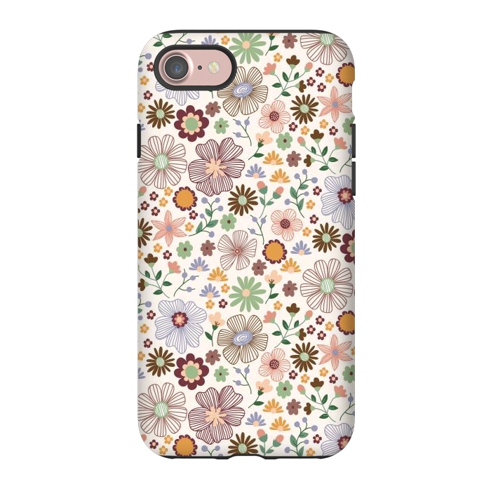iPhone 7 StrongFit Autumn Wild Bloom by TracyLucy Designs