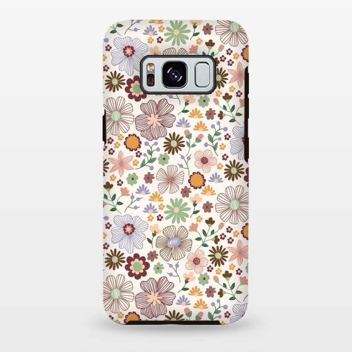 Galaxy S8 plus StrongFit Autumn Wild Bloom by TracyLucy Designs