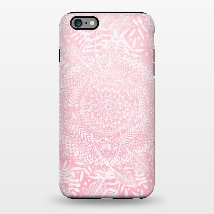 iPhone 6/6s plus StrongFit Medallion Pattern in Blush Pink by Micklyn Le Feuvre