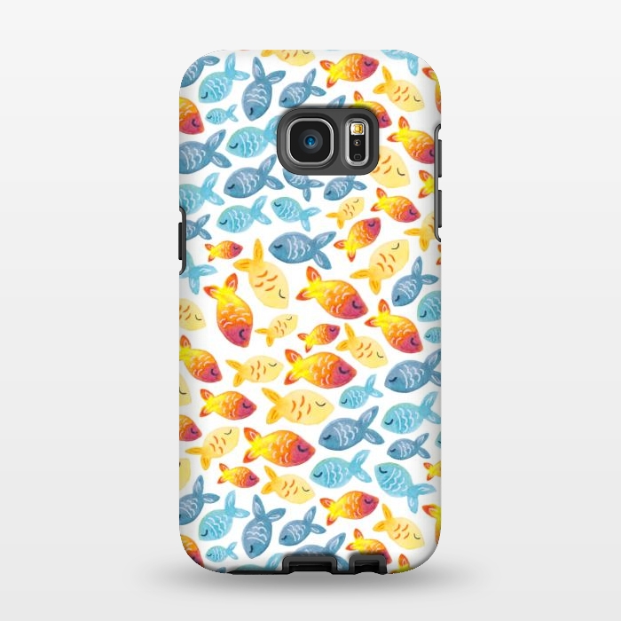 Galaxy S7 EDGE StrongFit Fishy Business by gingerlique