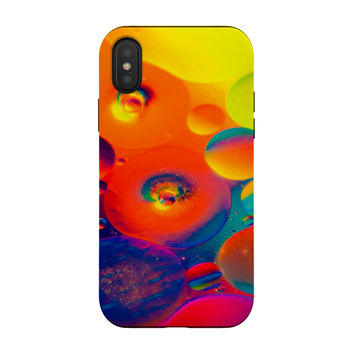 iPhone Xs / X StrongFit PAINT COLOURS by MALLIKA