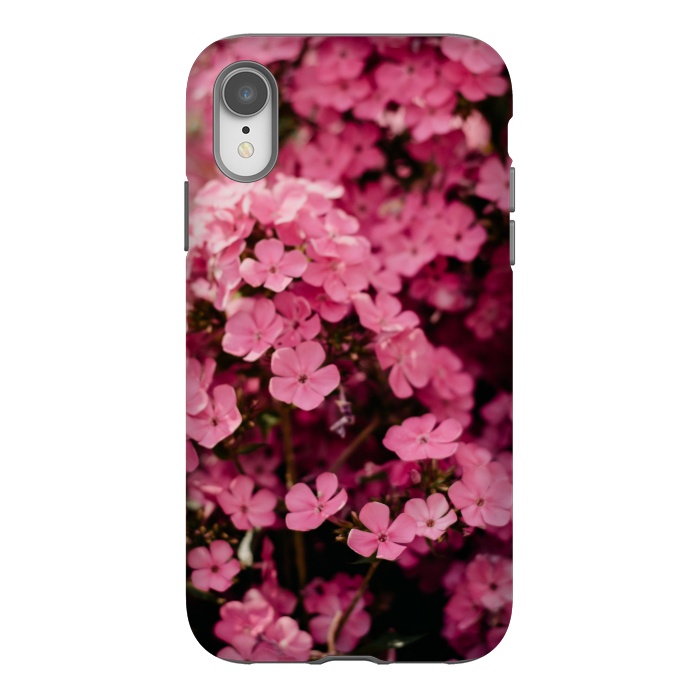 iPhone Xr StrongFit PINK FLOWER PHOTO by MALLIKA