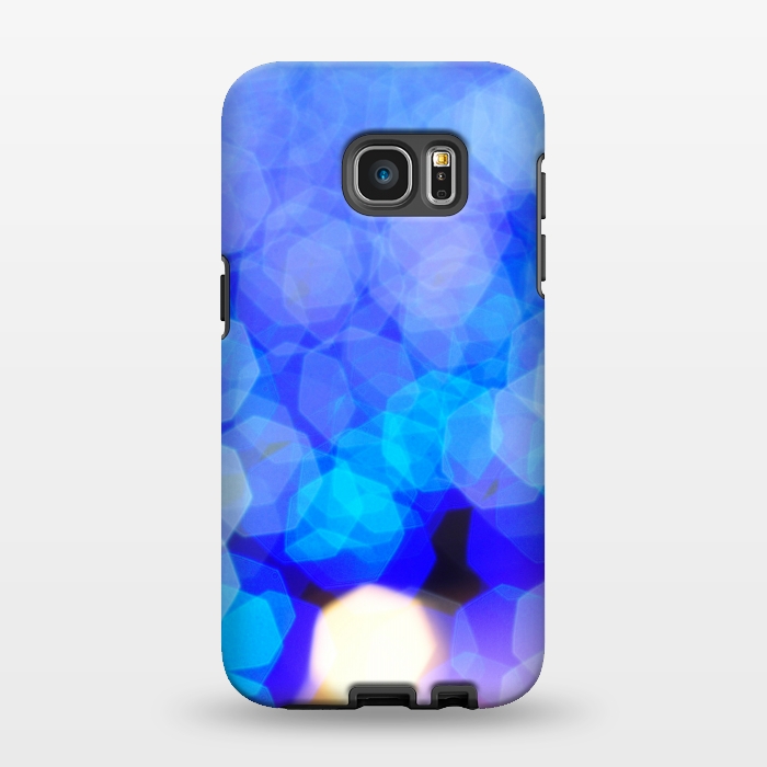 Galaxy S7 EDGE StrongFit BLUE SHINY LIGHTS by MALLIKA