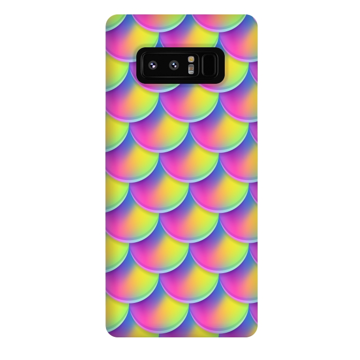Galaxy Note 8 StrongFit MERMAID SCALES 2  by MALLIKA