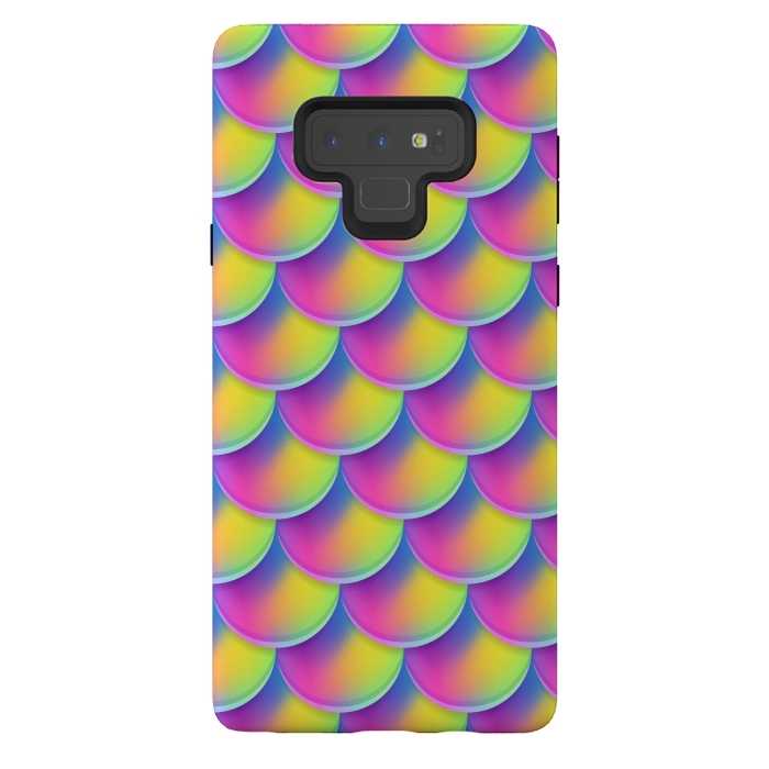 Galaxy Note 9 StrongFit MERMAID SCALES 2  by MALLIKA