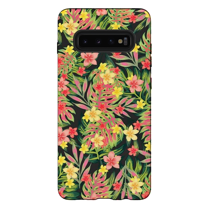 Galaxy S10 plus StrongFit Tropical paradise by Jms
