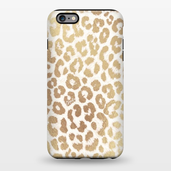 iPhone 6/6s plus StrongFit ReaL LeOpard - Greek Ancient Gold by ''CVogiatzi.