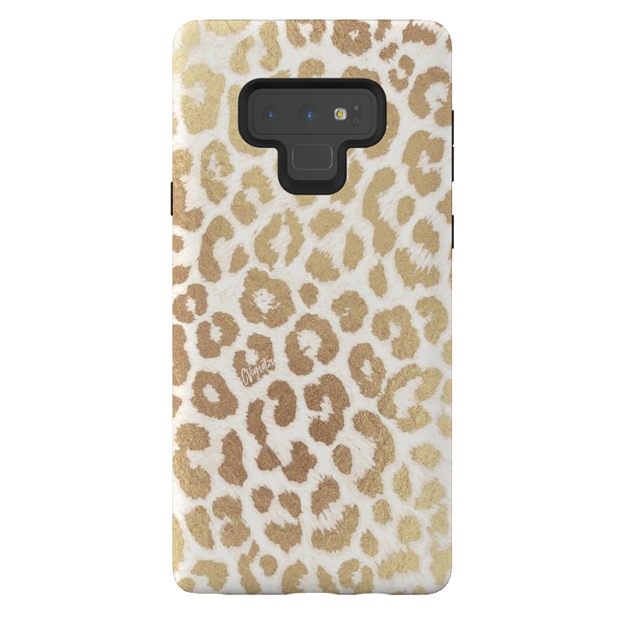 Galaxy Note 9 StrongFit ReaL LeOpard - Greek Ancient Gold by ''CVogiatzi.