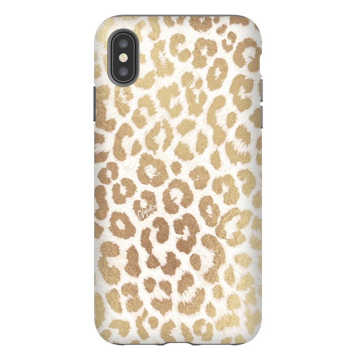 iPhone Xs Max StrongFit ReaL LeOpard - Greek Ancient Gold by ''CVogiatzi.