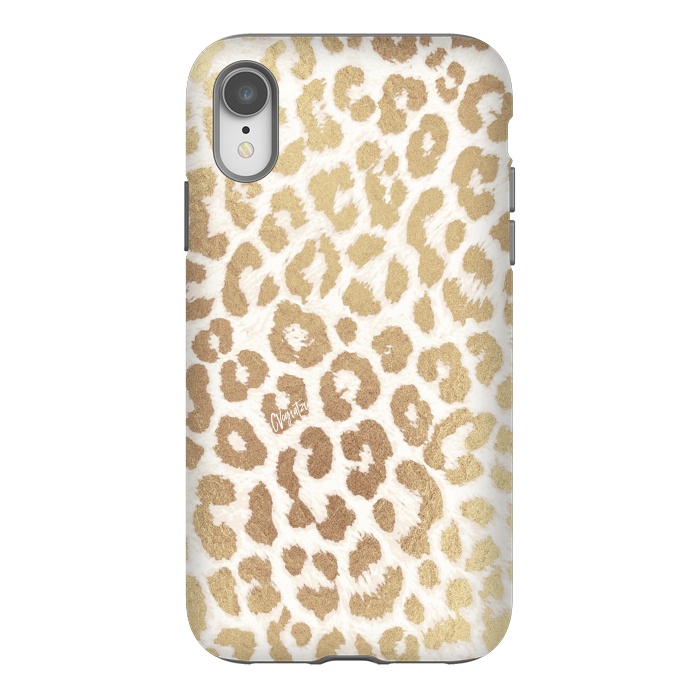 iPhone Xr StrongFit ReaL LeOpard - Greek Ancient Gold by ''CVogiatzi.