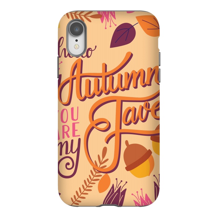 iPhone Xr StrongFit Autumn, you are my fave 001 by Jelena Obradovic