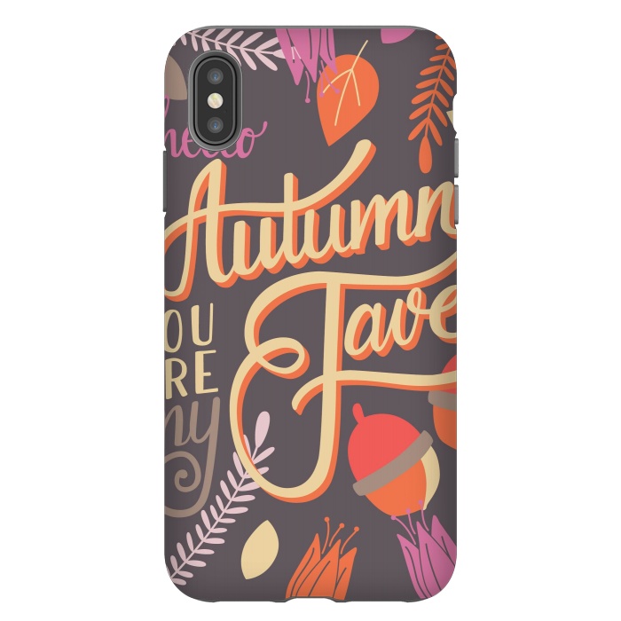 iPhone Xs Max StrongFit Autumn, you are my fave, 002 by Jelena Obradovic