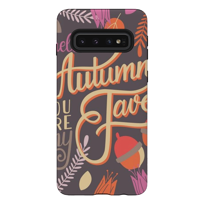 Galaxy S10 StrongFit Autumn, you are my fave, 002 by Jelena Obradovic