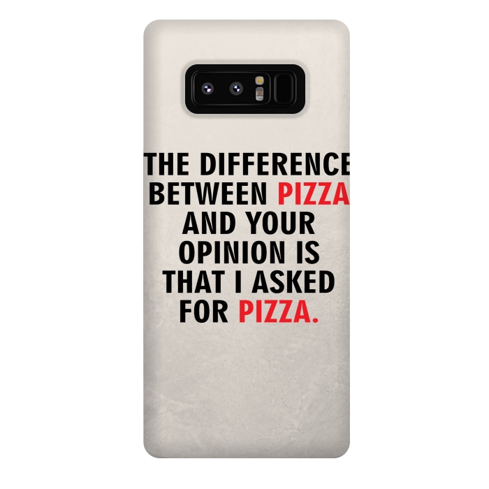 Galaxy Note 8 StrongFit I ASKED FOR PIZZA by MALLIKA
