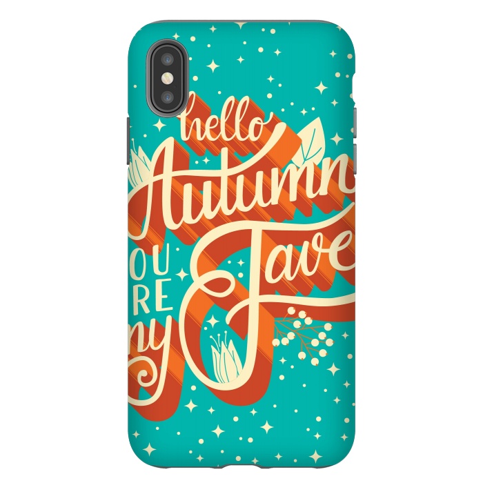 iPhone Xs Max StrongFit Autumn, you are my fave, 005 by Jelena Obradovic